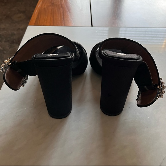 Tabitha Simmons Reyner Satin Mules - Picture 3 of 7